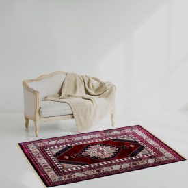 Bordo preproga Turkmen 60x90 cm – klasičen orientalski slog