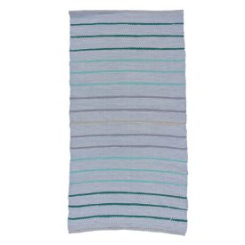 Preproga iz Krp 73x145 modro bombažna preproga iz krp