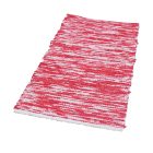 Preproga iz krp 70x143 rdeča bombažna preproga