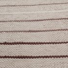 Preproga iz Krp 82x151 rjava bombažna preproga iz krp