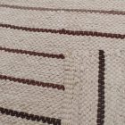 Preproga iz Krp 82x151 rjava bombažna preproga iz krp