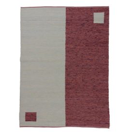  Volnena preproga za dnevno sobo Rustic 273x237 tkana preproga iz naravne volne