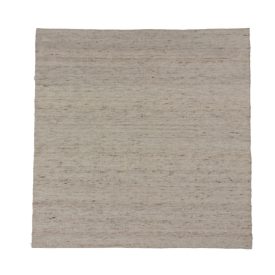   Volnena preproga za dnevno sobo Rustic 160x159 tkana preproga iz naravne volne