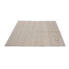Volnena preproga za dnevno sobo Rustic 160x159 tkana preproga iz naravne volne
