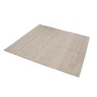 Volnena preproga za dnevno sobo Rustic 160x159 tkana preproga iz naravne volne