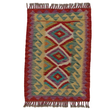 Kilim preproga Afghan 90x65 ročno tkani etnični kilim