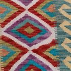 Kilim preproga Afghan 90x65 ročno tkani etnični kilim