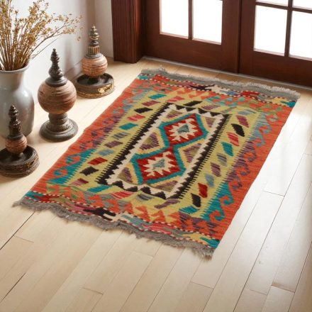 Preproga Kilim Chobi 94x61 ročno tkani afgan kilim