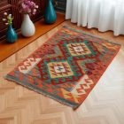 Preproga Kilim Chobi 63x94 ročno tkani afgan kilim