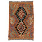 Preproga Kilim Chobi 95x65 ročno tkani afgan kilim iz volne