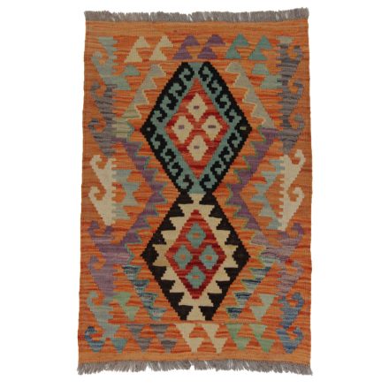 Preproga Kilim Chobi 95x65 ročno tkani afgan kilim iz volne