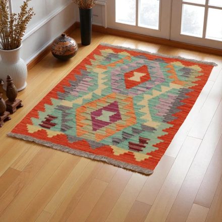Preproga Kilim Chobi 92x62 ročno tkani afgan kilim
