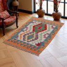Preproga Kilim Chobi 95x67 ročno tkani afgan kilim iz volne