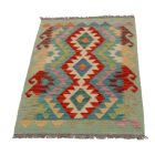 Ročno tkani čilim Chobi 95x59 cm – etnična preproga iz volne