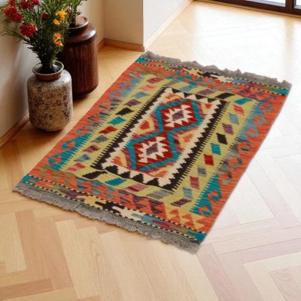 Preproga Kilim Chobi 62x93 ročno tkani afgan kilim
