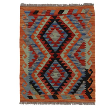 Preproga Kilim Chobi 98x79 ročno tkani afgan kilim