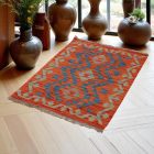 Preproga Kilim Chobi 94x69 ročno tkani afgan kilim iz volne