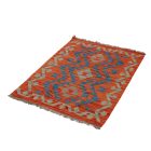Preproga Kilim Chobi 94x69 ročno tkani afgan kilim iz volne
