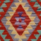 Preproga Kilim Chobi 90x62 ročno tkani afgan kilim iz volne