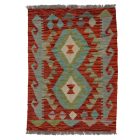 Preproga Kilim Chobi 87x64 ročno tkani afgan kilim iz volne