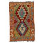 Preproga Kilim Chobi 95x64 ročno tkani afgan kilim iz volne