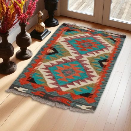 Preproga Kilim Chobi 97x58 ročno tkani afgan kilim