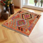 Preproga Kilim Chobi 95x67 ročno tkani afgan kilim iz volne