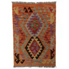 Preproga Kilim Chobi 95x67 ročno tkani afgan kilim iz volne