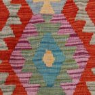 Preproga Kilim Chobi 90x66 ročno tkani afgan kilim iz volne