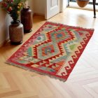 Preproga Kilim Chobi 98x68 ročno tkani afgan kilim iz volne