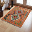 Preproga Kilim Chobi 91x67 ročno tkani afgan kilim iz volne