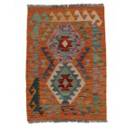 Preproga Kilim Chobi 91x67 ročno tkani afgan kilim iz volne