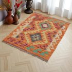 Preproga Kilim Chobi 68x86 ročno tkani afgan kilim iz volne