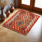 Preproga Kilim Chobi 62x86 ročno tkani afgan kilim iz volne