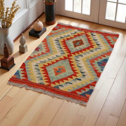 Preproga Kilim Chobi 62x92 ročno tkani afgan kilim
