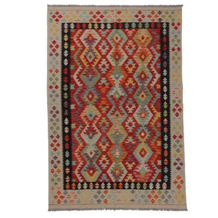 Preproga Kilim Chobi 248x168 ročno tkani afgan kilim iz volne