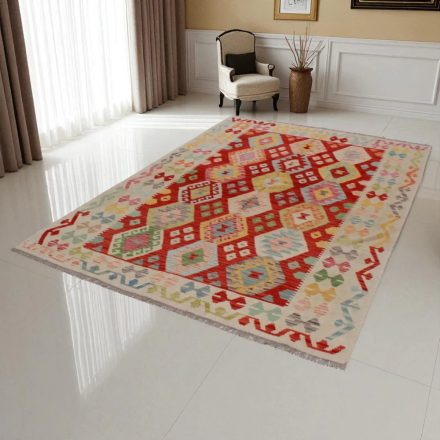 Preproga Kilim Chobi 249x172 ročno tkani afgan kilim iz volne