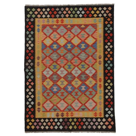 Preproga Kilim Chobi 242x170 ročno tkani afgan kilim iz volne