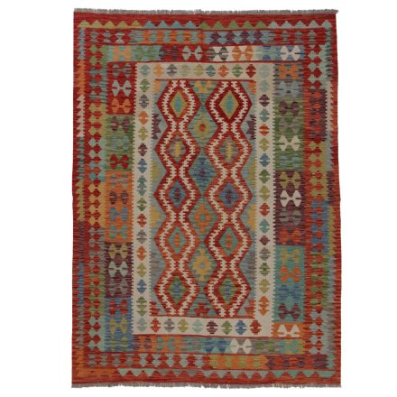Preproga Kilim Chobi 244x178 ročno tkani afgan kilim iz volne