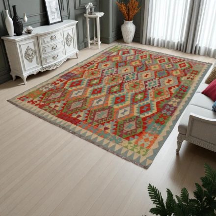 Preproga Kilim Chobi 174x237 ročno tkani afgan kilim
