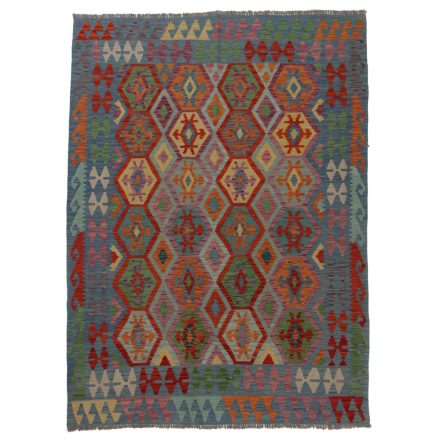 Preproga Kilim Chobi 239x176 ročno tkani afgan kilim iz volne