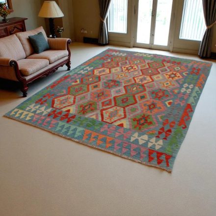Preproga Kilim Chobi 239x176 ročno tkani afgan kilim iz volne