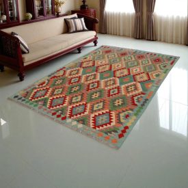 Preproga Kilim Chobi 174x250 ročno tkani afgan kilim