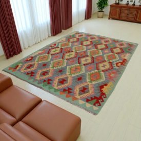 Preproga Kilim Chobi 175x246 ročno tkani afgan kilim