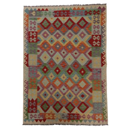 Preproga Kilim Chobi 241x174 ročno tkani afgan kilim iz volne