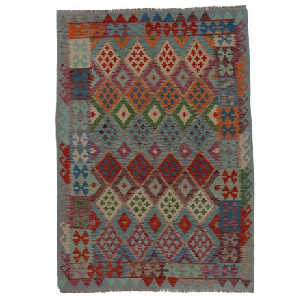 Preproga Kilim Chobi 247x175 ročno tkani afgan kilim iz volne