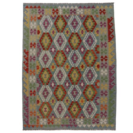 Preproga Kilim Chobi 237x181 ročno tkani afgan kilim iz volne