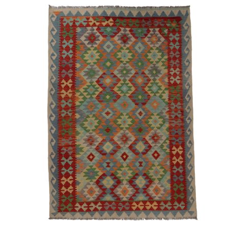 Preproga Kilim Chobi 247x174 ročno tkani afgan kilim iz volne