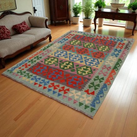 Preproga Kilim Chobi 174x244 ročno tkani afgan kilim