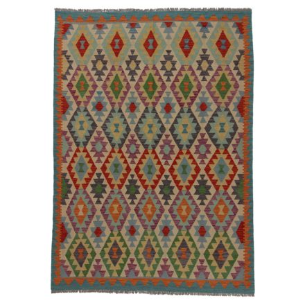 Preproga Kilim Chobi 245x176 ročno tkani afgan kilim iz volne